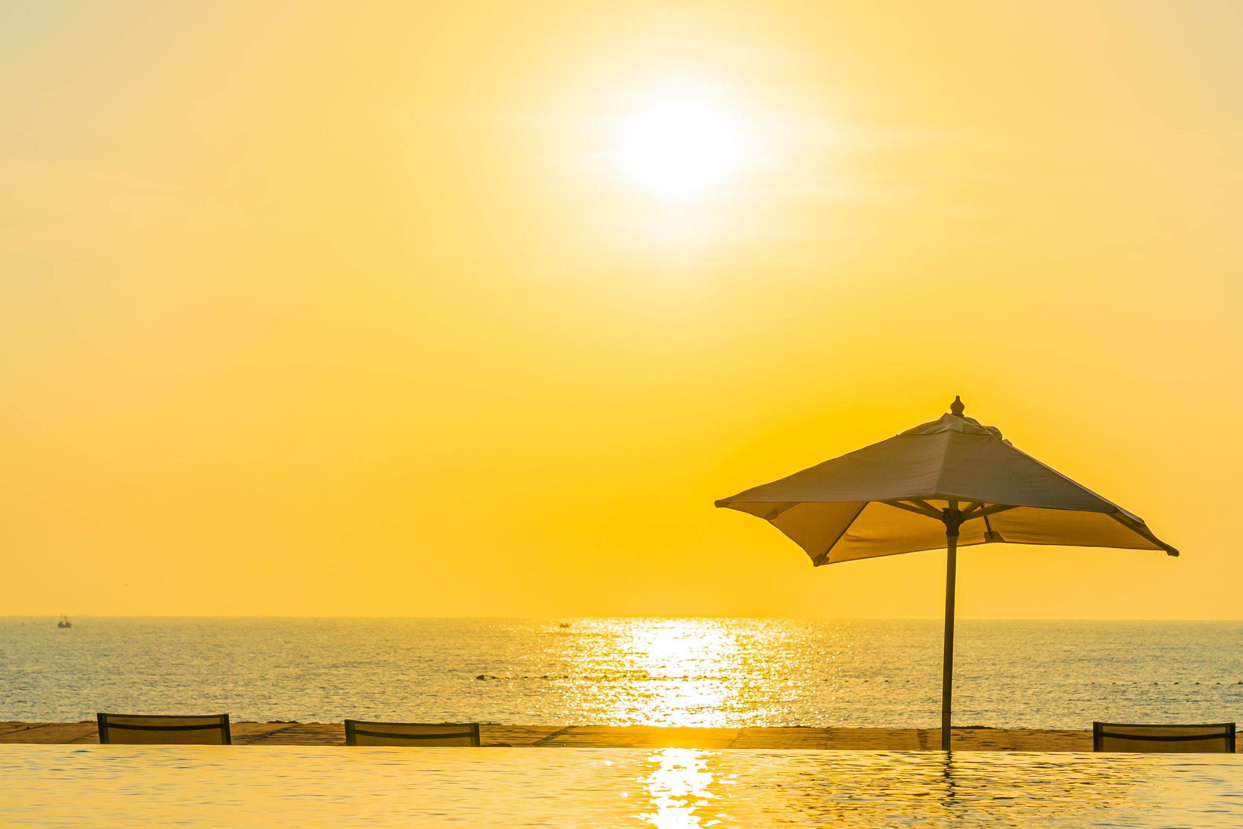 Hot summer sun
